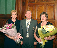 (l-r) Julie Wiltshire, Mark Evans, Kath Southern