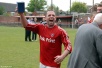 Lee Barrow receives his medal