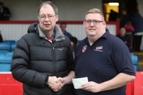 Supporters Cheque Presentation