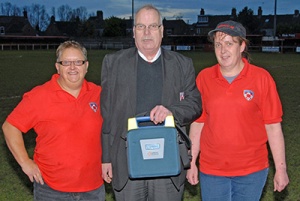 Jean Bannister and Kate Collier with Barry North